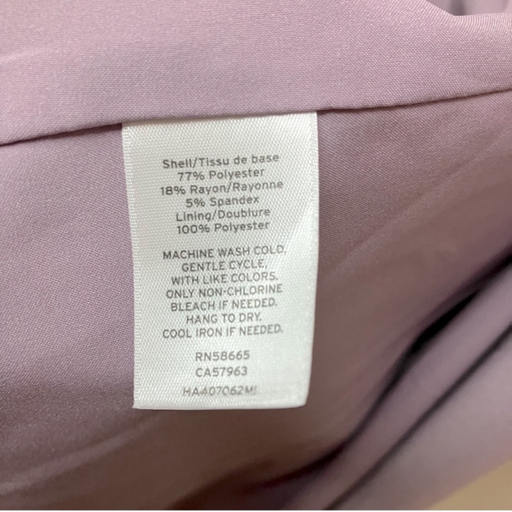 Halogen Drape Front Lightweight Lavender Jacket S… - image 6